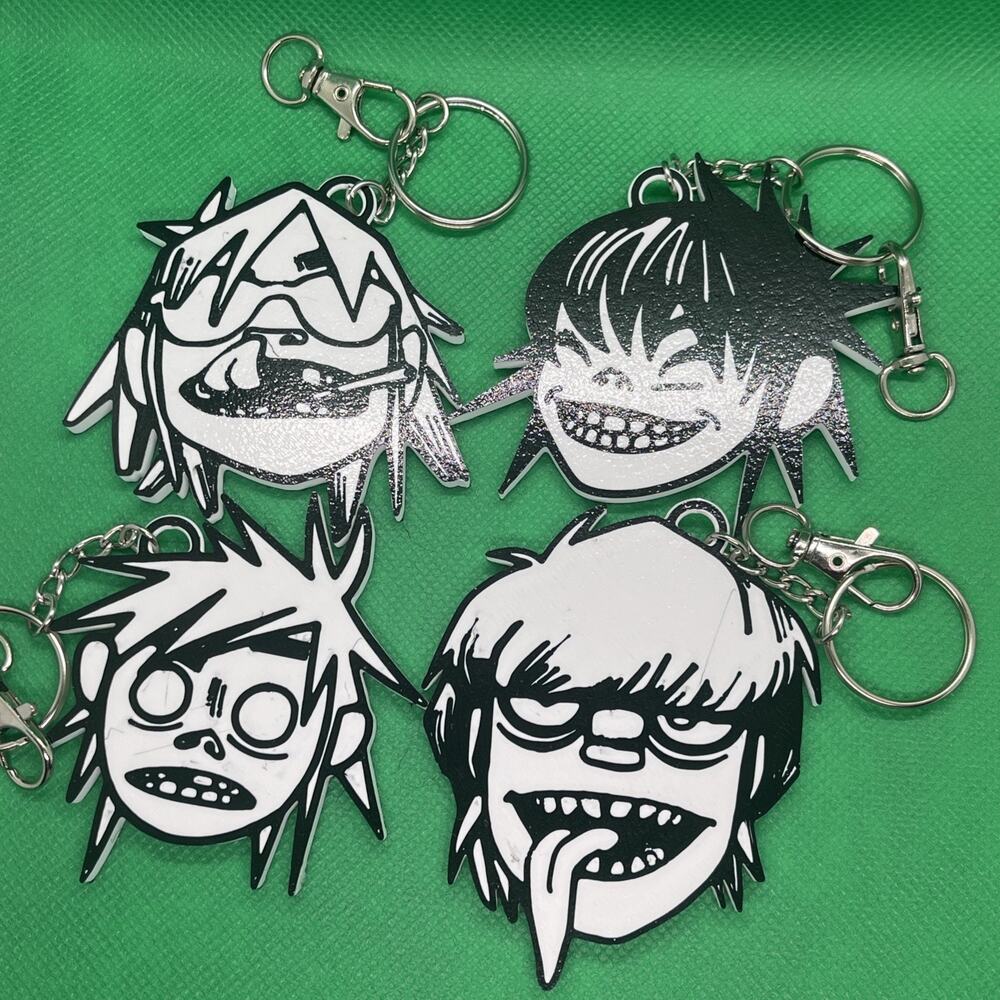 Gorillaz Keychains
